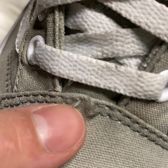 Vans old skool light gray canvas skate shoe - Picture 7 of 9